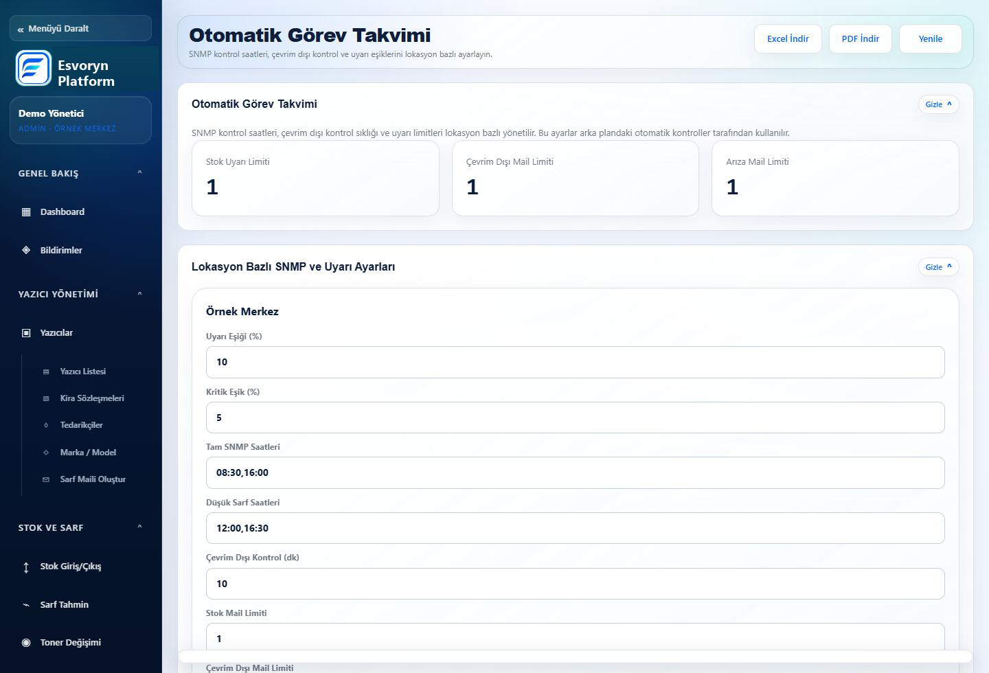 Otomatik Görev Takvimi